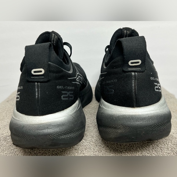 Asics Gel-Nimbus 25 Platinum 1011B616.001 Road Running Shoes Men's Black SIZE 12 - Picture 5 of 12